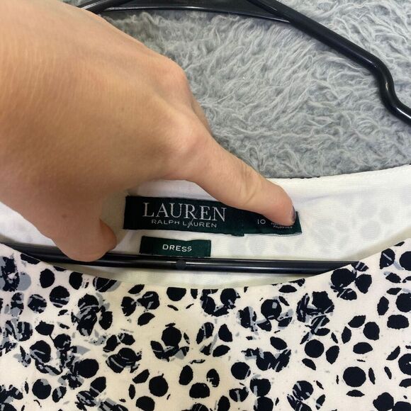 Lauren Ralph Lauren womens dress cap sleeves career office church knee length 10 - Picture 7 of 9